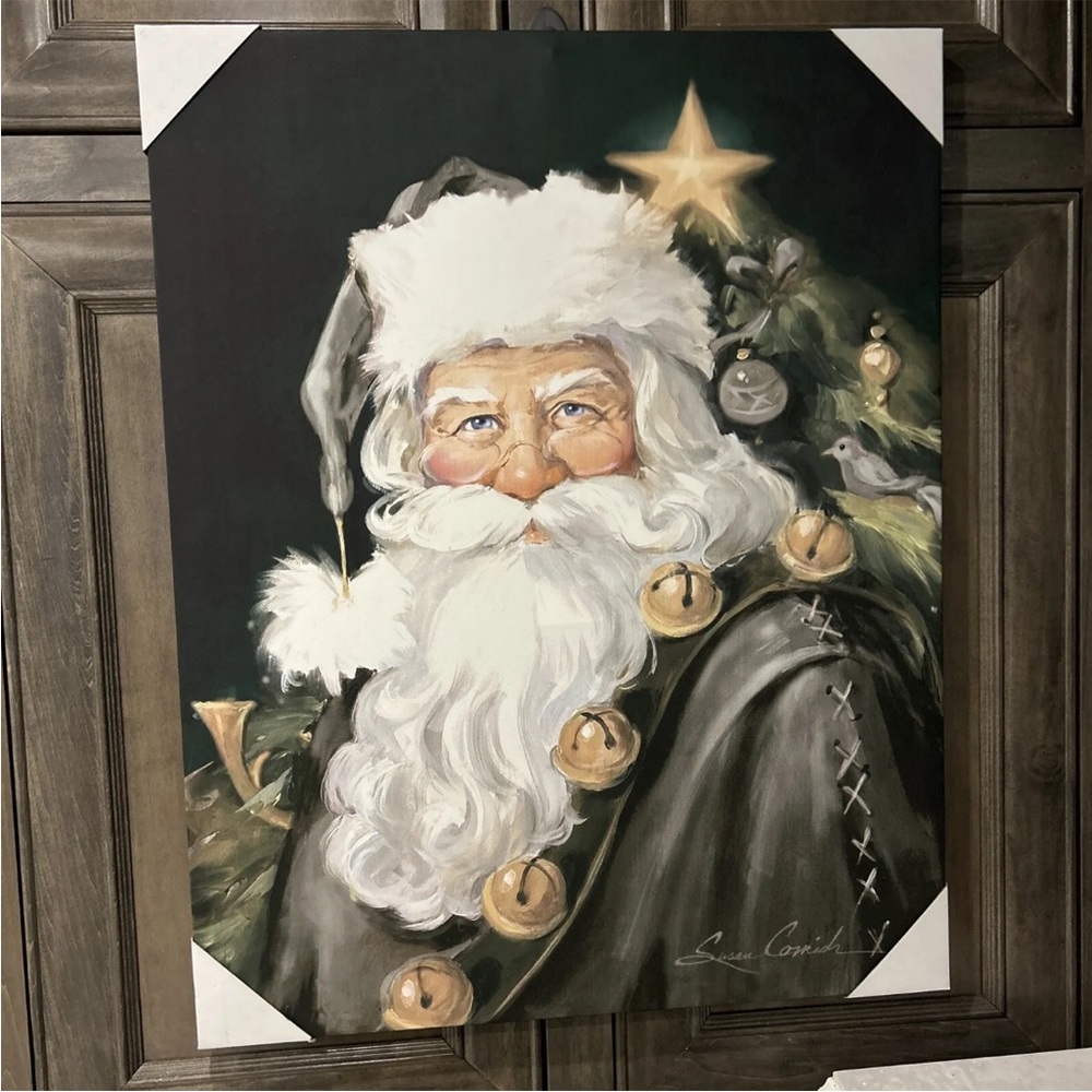 Pair of Dollar General Santa Susan Cormish